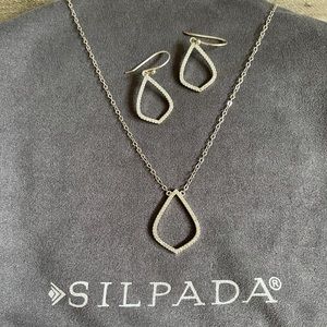 Silpada necklace and earring set